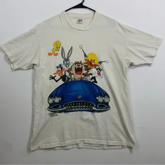 Warner Shirts Vintage 989 Looney Tunes Daffy Tweety Bugs